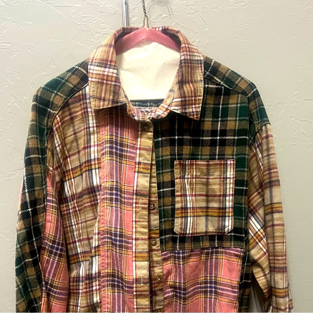 Entro Patchwork Flannel - Picture 2 of 4